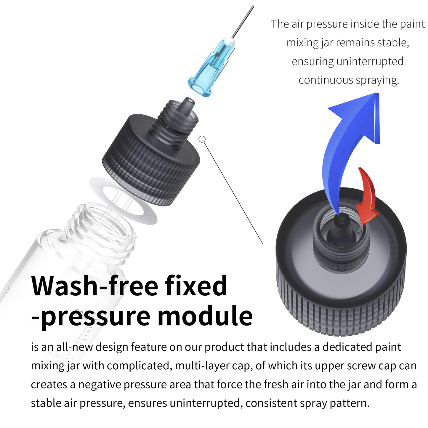 DSPIAE PT-AB Wash-Free Airbrush