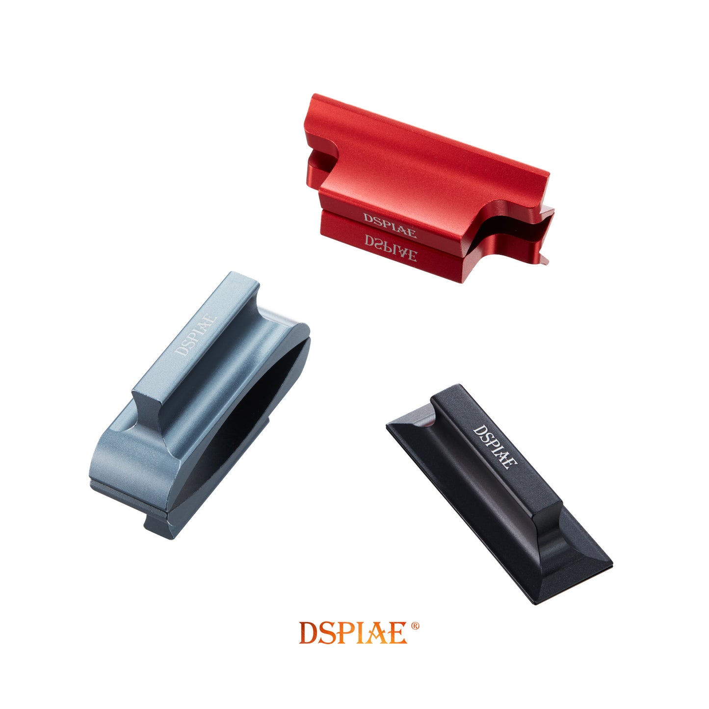 DSPIAE AS-25 Aluminum Sanding Block for Flat Surface, Curved Surface or Right Angle