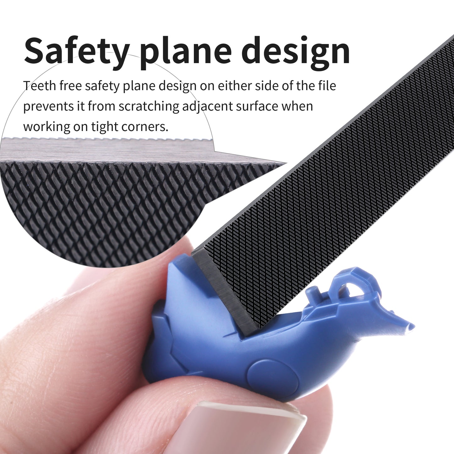 DSPIAE AT-FX DLC Coated Stainless Steel Hand File Grit#400/600/800/1200