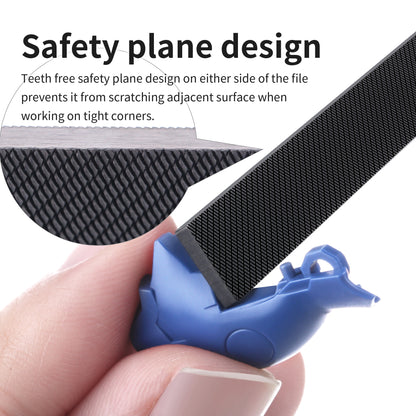 DSPIAE AT-FX DLC Coated Stainless Steel Hand File Grit#400/600/800/1200