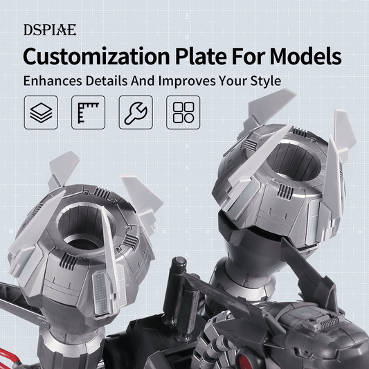 DSPIAE PC-GY Plastic Plate for Model Customization DIY Parts