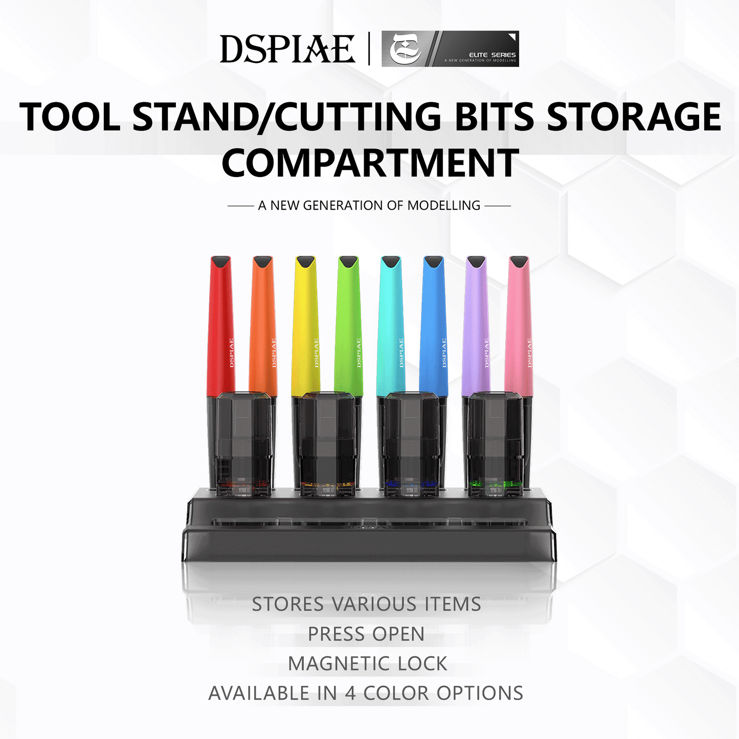 DSPIAE PT-PR Tool Stand/Cutting Bits Storage Compartment