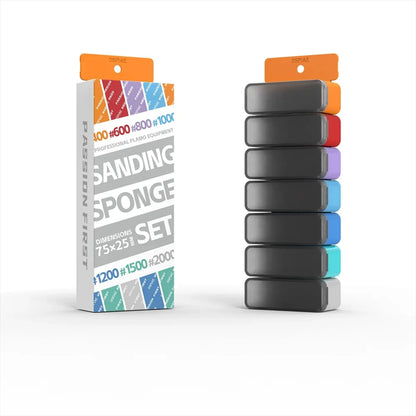 DSPIAE XSS-S01 Power Sponge Sandpaper Set (3mm & 10mm) with Storage Case for Gundam Model Grinding